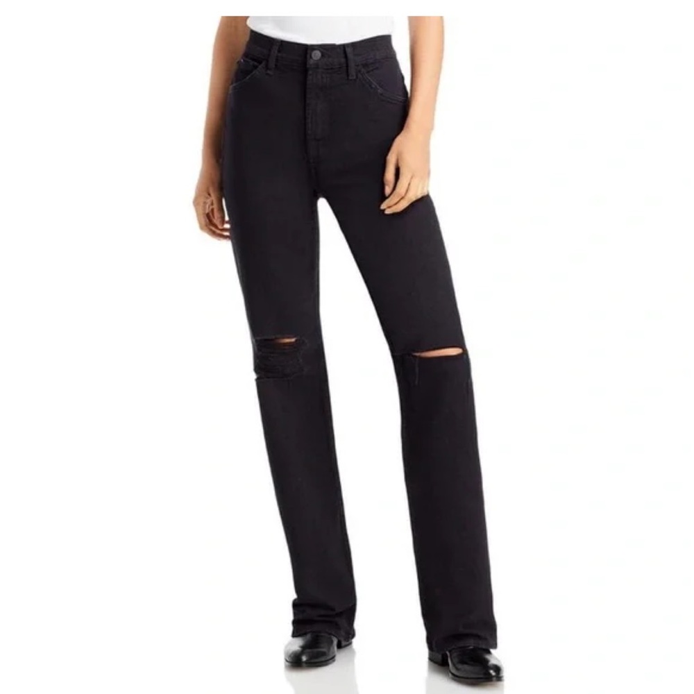 7 For All Mankind Tall Distressed Bootcut size 25 Stretchy